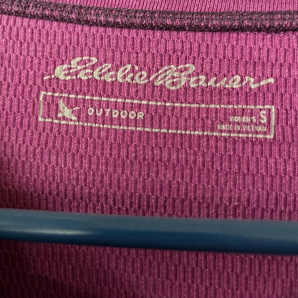 Eddie Bauer Purple Long Sleeve Henley Small - Picture 2 of 6